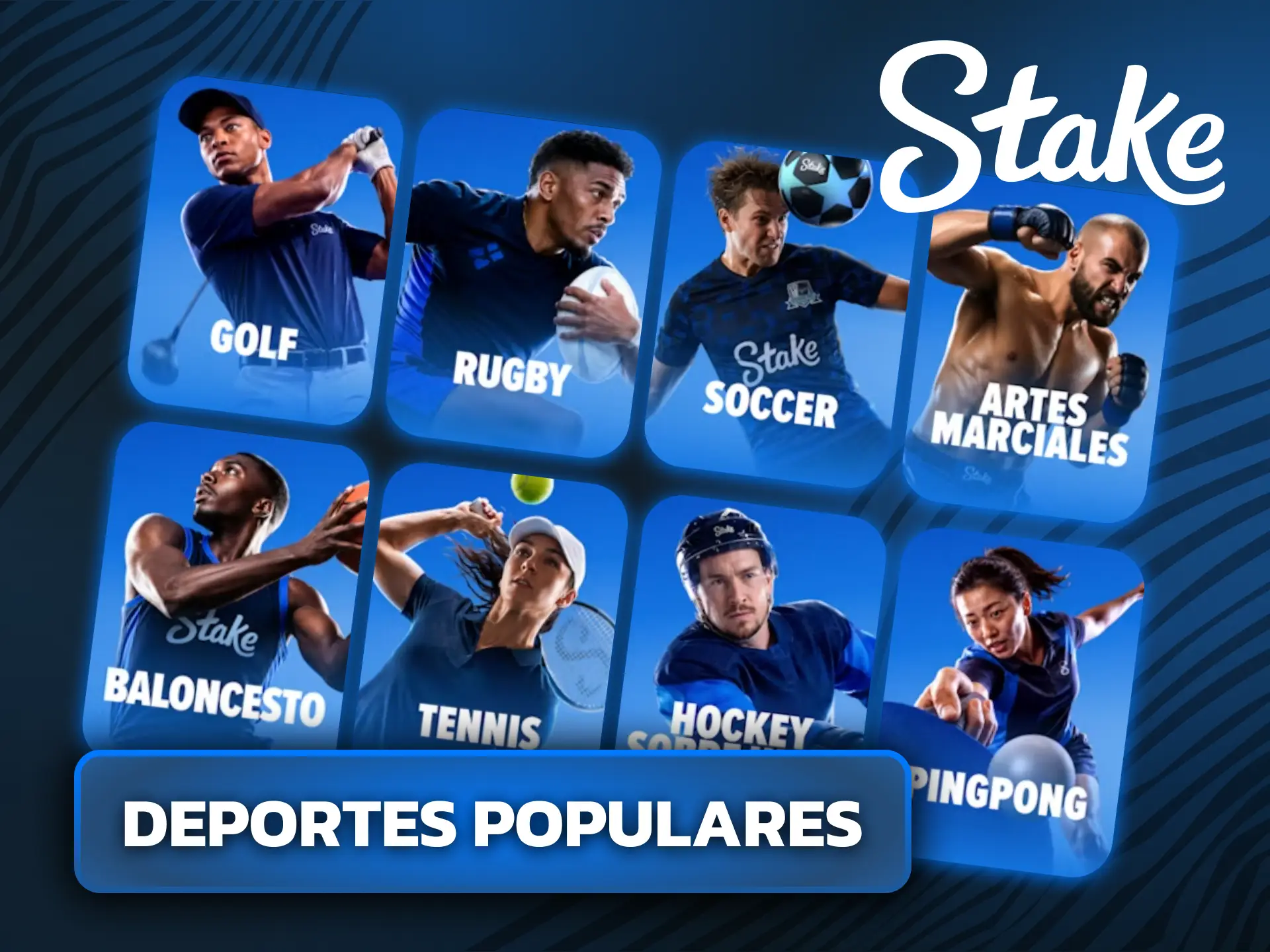 Consultá las mejores cuotas y apostá en los deportes más populares en Stake.
