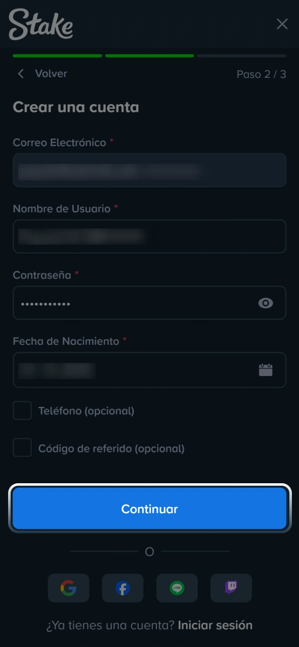 Iniciá sesión en tu cuenta para acceder a los mercados de eSports en Stake.