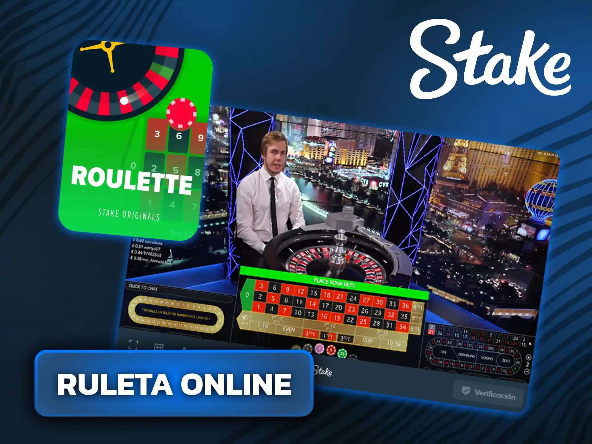Apostá a tus números favoritos en las mesas de ruleta online en Stake.
