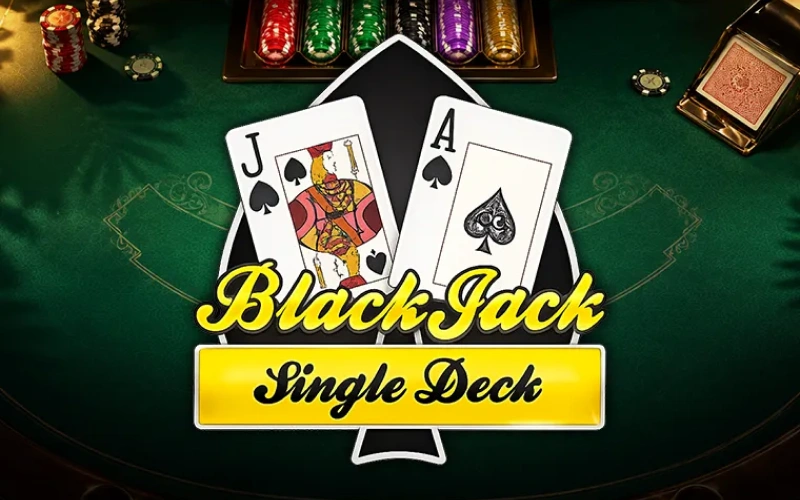 Usá tu mejor estrategia con una sola baraja en Single Deck Blackjack en Stake.