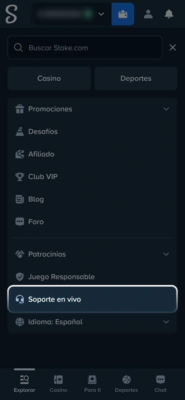 Seleccioná la categoría de tu consulta para recibir atención personalizada en Stake.